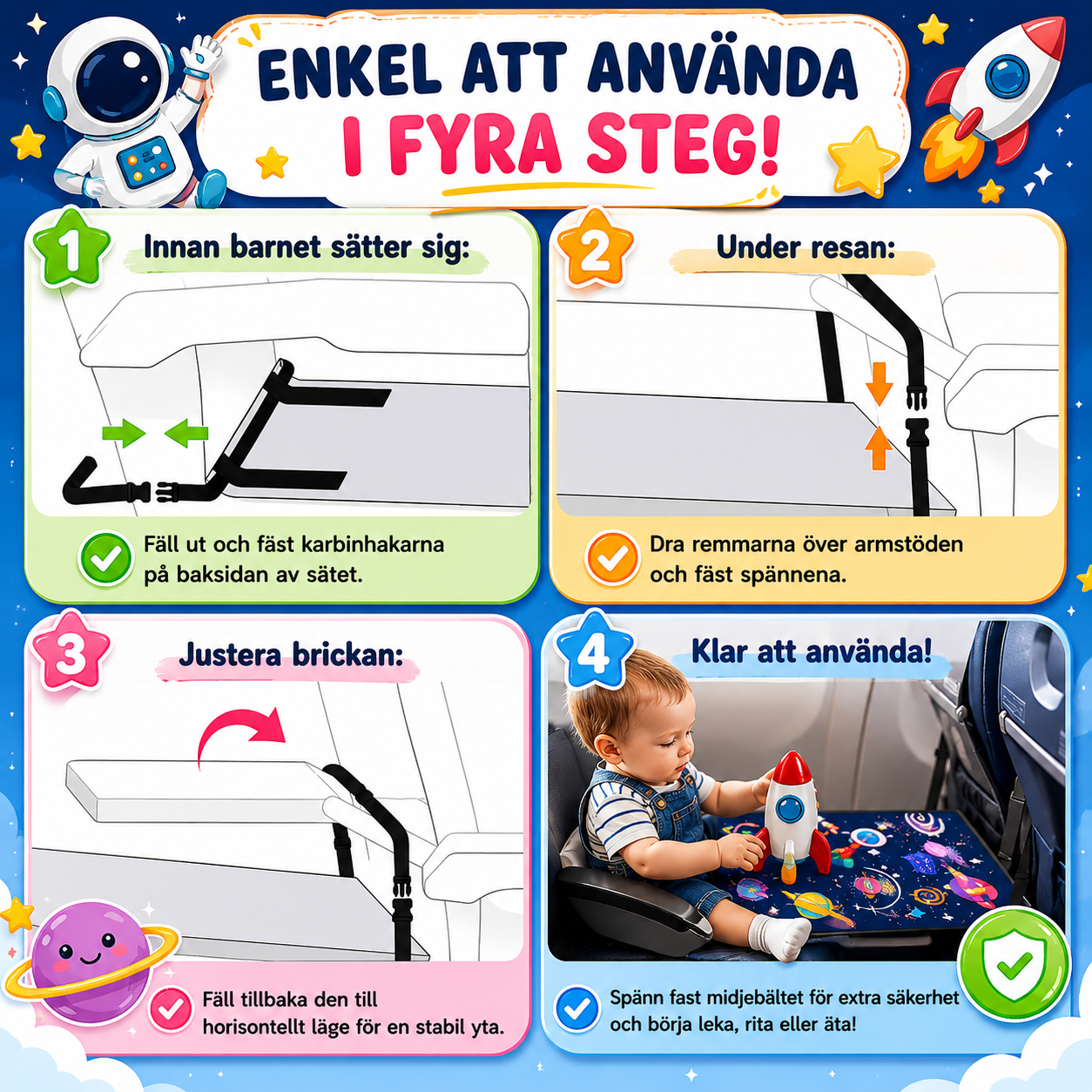 Resobo™ Flyveseng til Børn